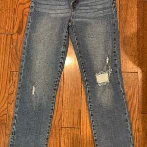 Rachel Rachel‎ Roy Women's 4/27 Denim Jeans Distressed Rips Skinny Skinny